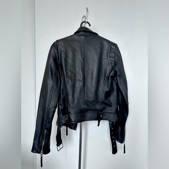 Zara Genuine Leather Jacket (Women’s Size S) - Picture 2 of 5